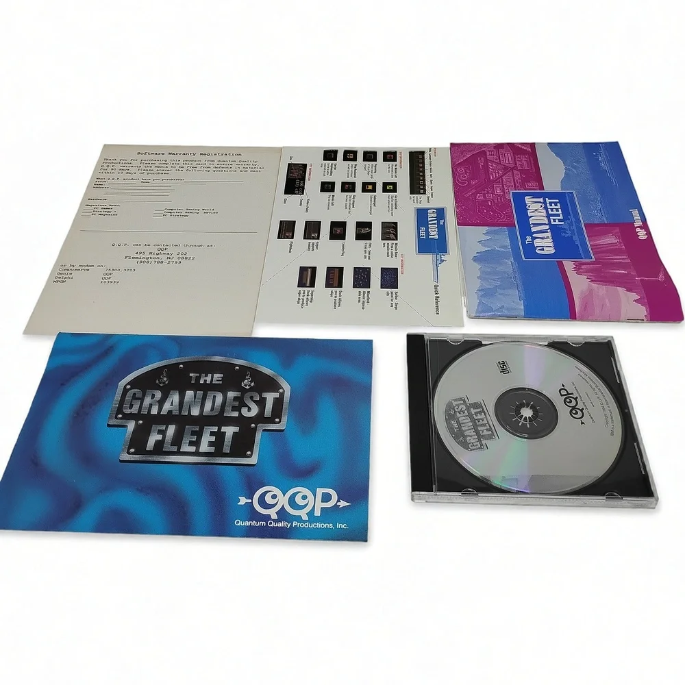 Vintage The Grandest Fleet (PC Game, 1994) Naval Strategy Simulation PC Game